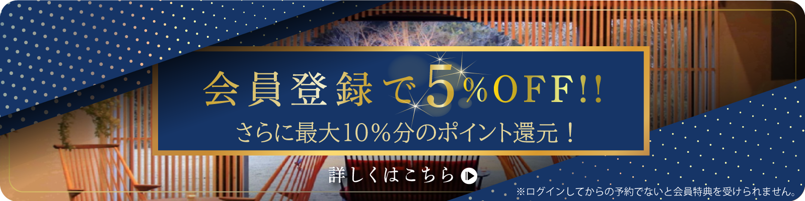 会員登録でベストレート保証 詳しくはこちら